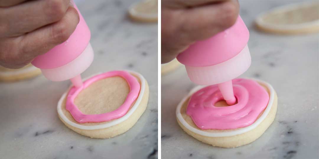 Royal Icing: Flooding Step 1 & 2