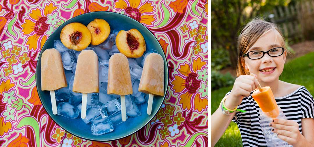 Peach pops
