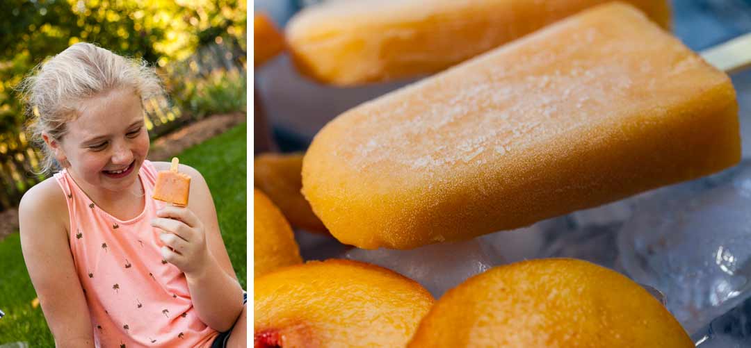 Peach pops