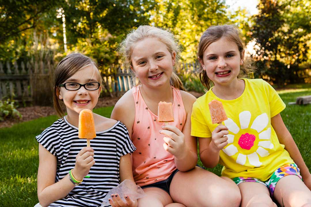 Peach pops